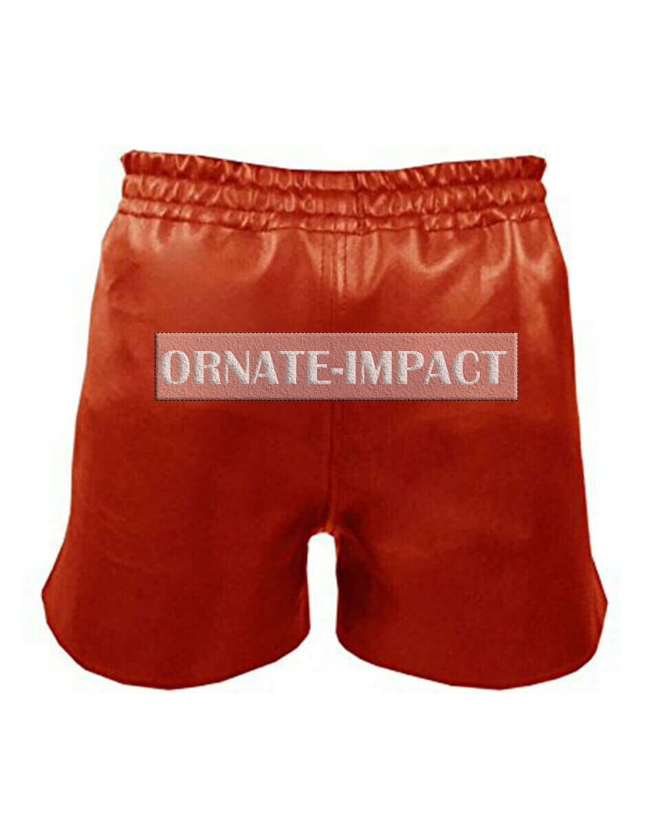 Leather hot sale boxer shorts